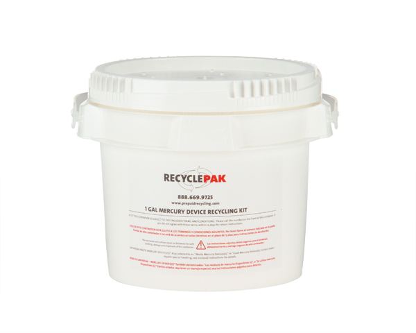 SUPPLY-066CH- 1 GAL UNIVERSAL WASTE MERCURY CONTAINING EQUIPMENT RECYCLING PAIL (EACH)